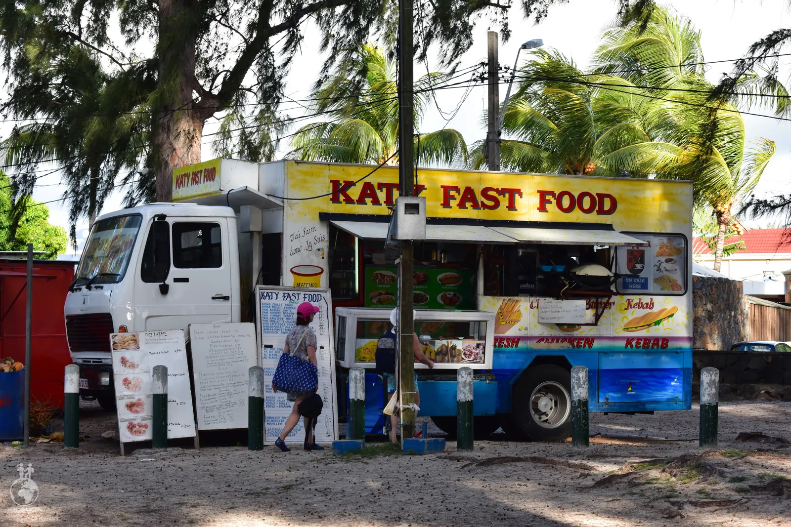 Fast food stánek na Flic en Flac