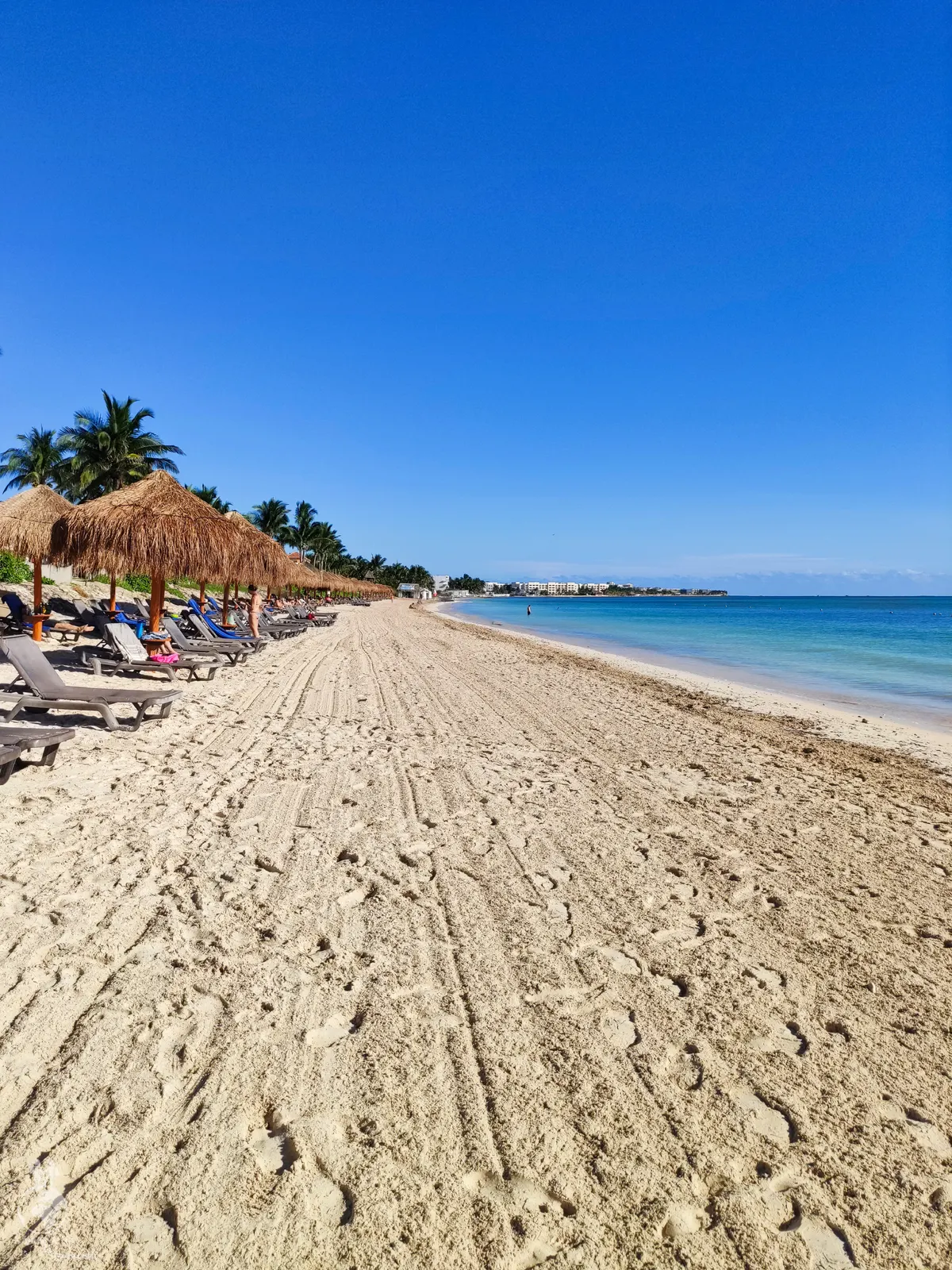 Pláž u hotelu Ocean Coral & Turquesa