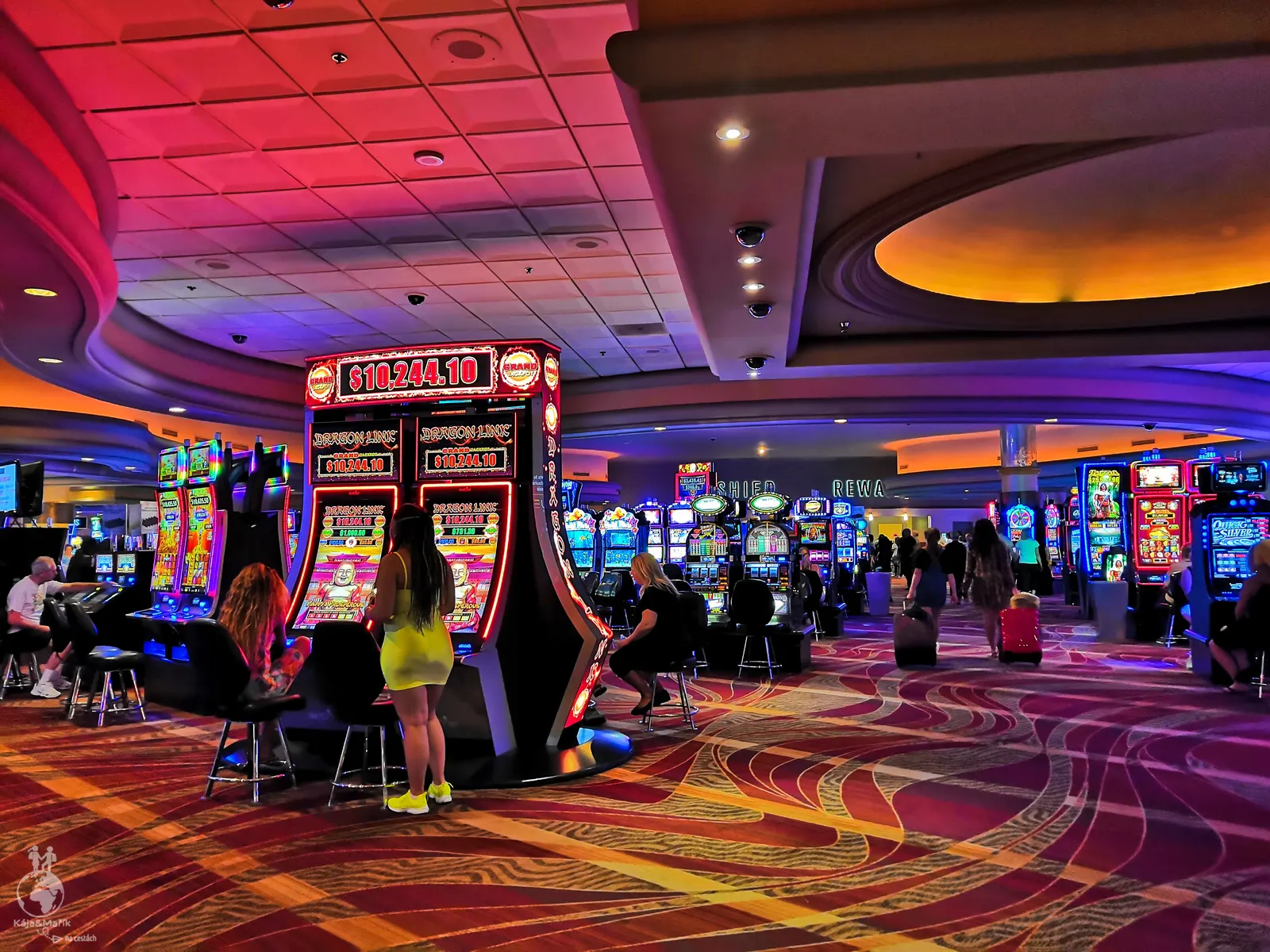 Casino v hotelu Stratosphere