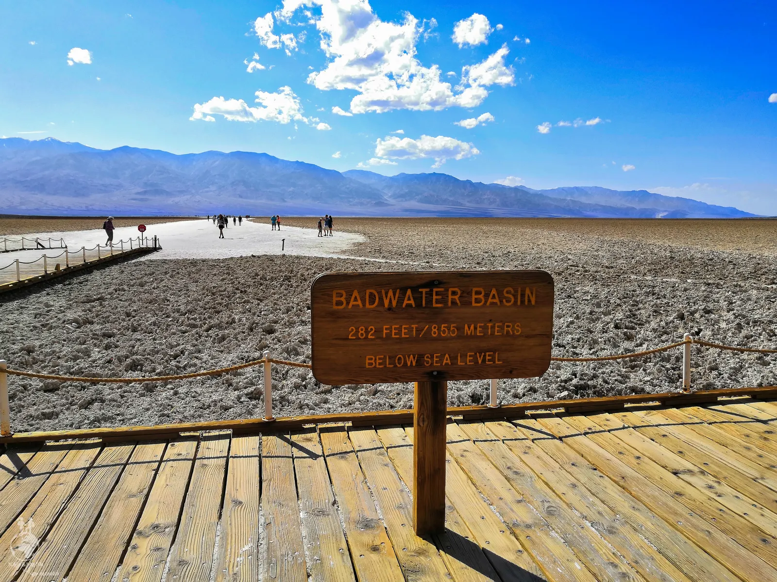 Badwater Basin - nejníže položené místo v pevninském USA
