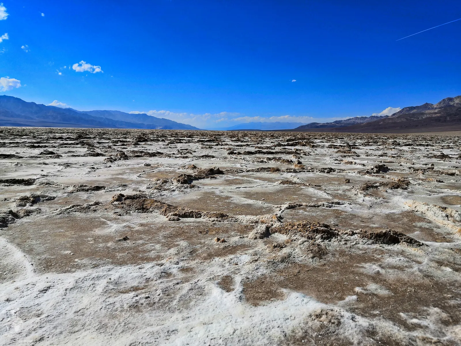 Solná poušť u Badwater Basin