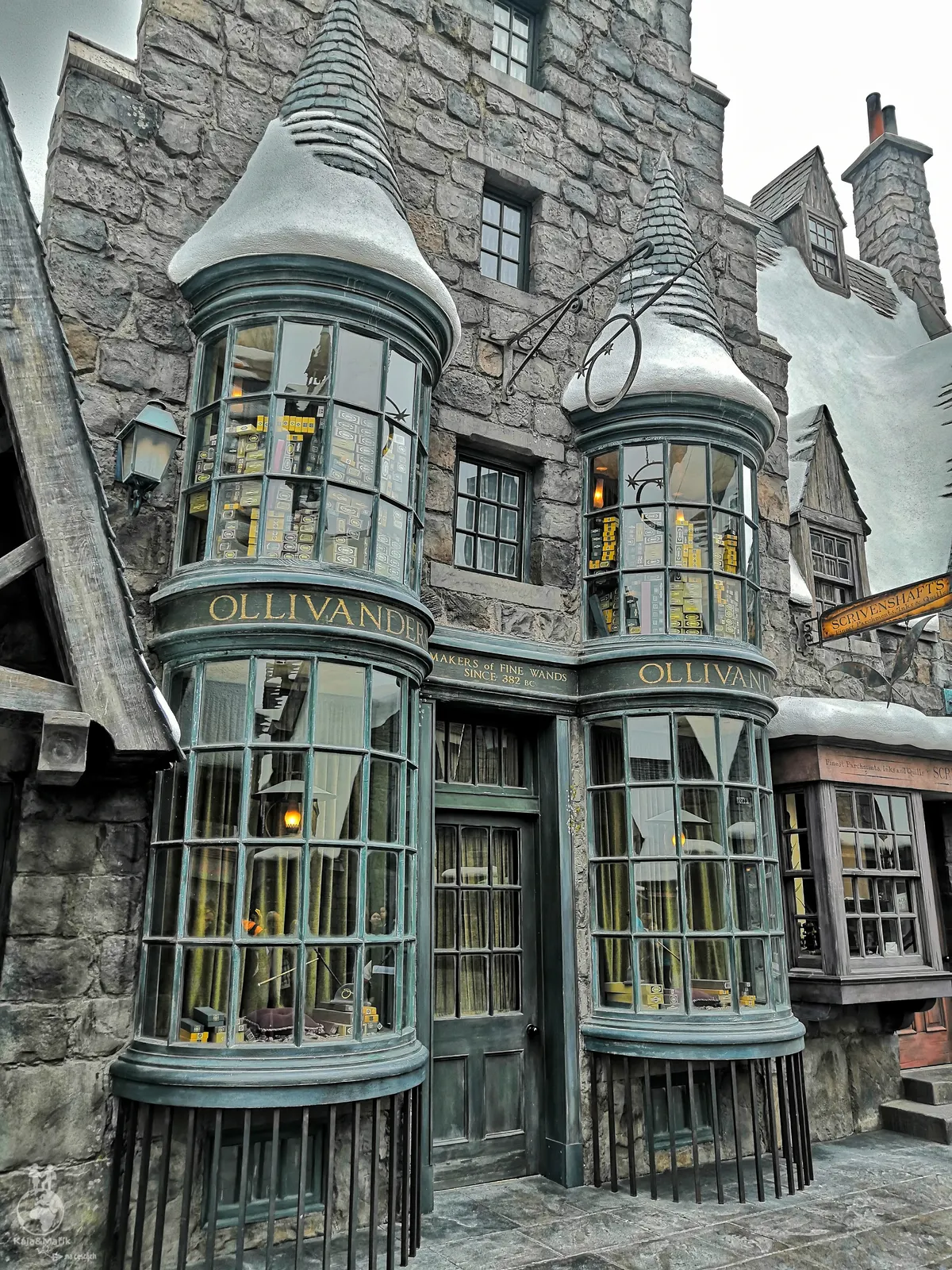 Stánek Ollivander v Universal Studios