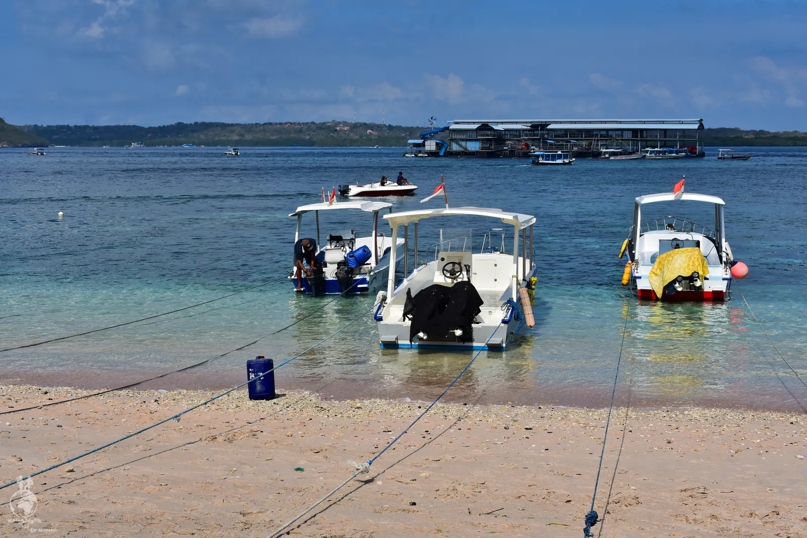 Přístav Toya Pakeh - odtud jezdí lodě na Nusa Lembongan