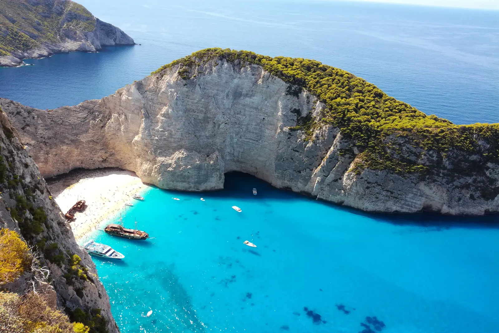 Vyhlídka na pláž Navagio