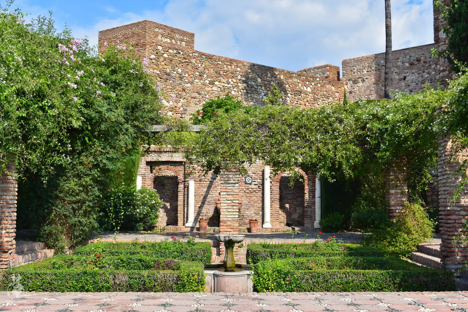Zahrady v pevnosti Alcazaba
