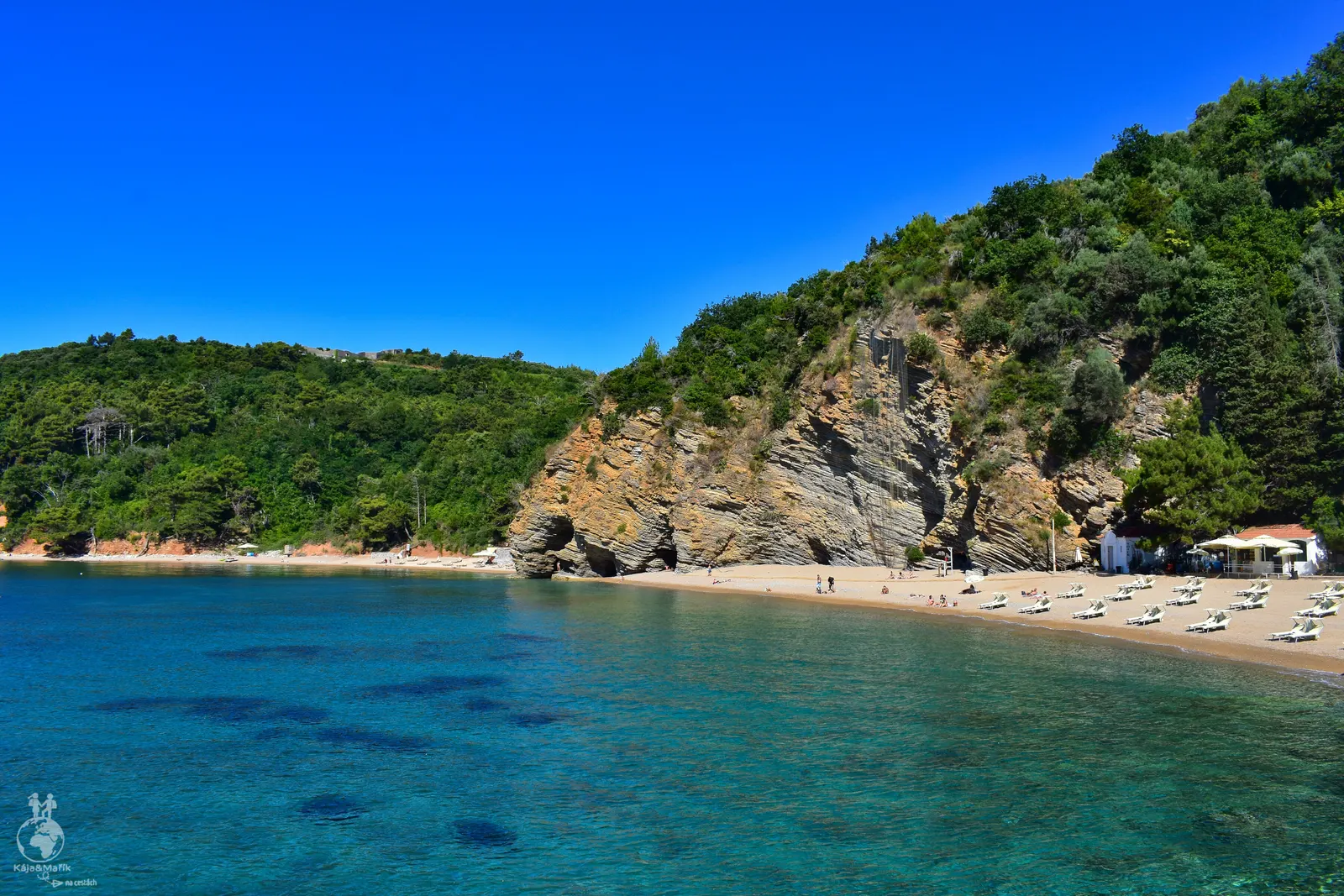 Budva - Pláž Mogren