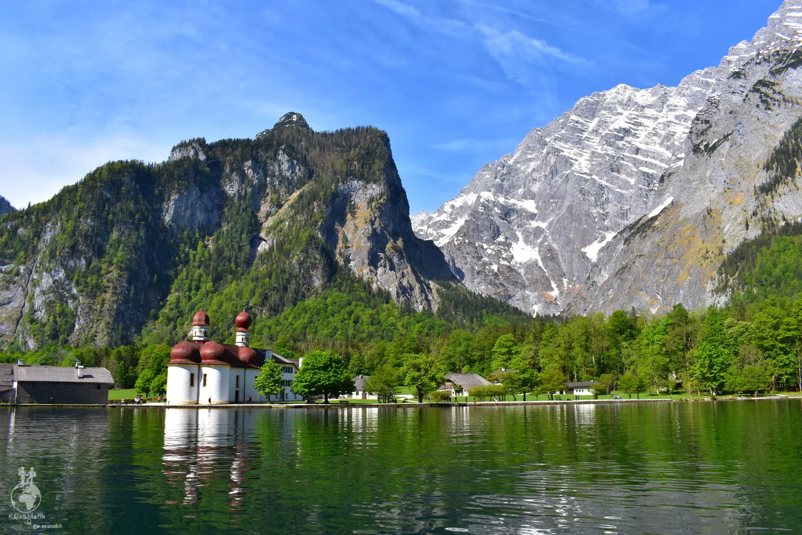 Kostel sv. Bartoloměje na jezeru Königssee